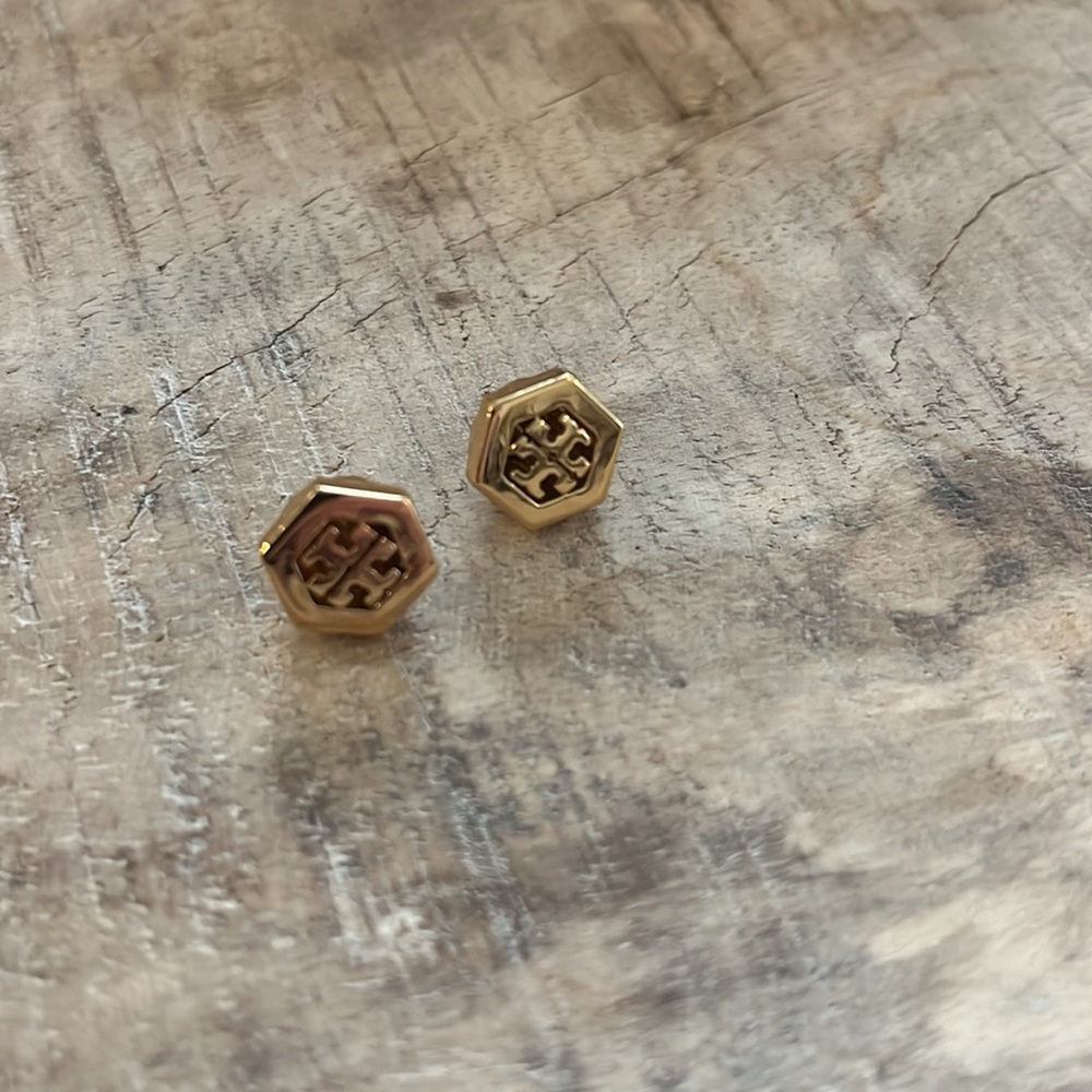 Tory Burch Logo Earrings